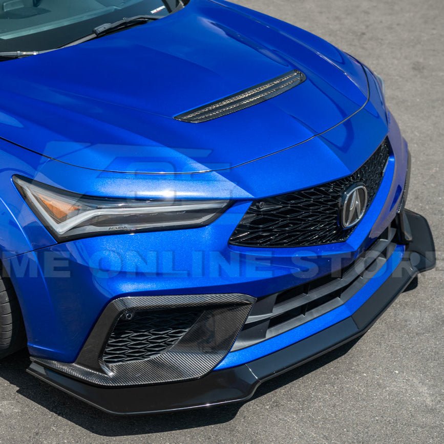 Acura Integra DE5 EOS Performance Style Matte Gloss Carbon Fiber Front Lip Splitter 2024-Up