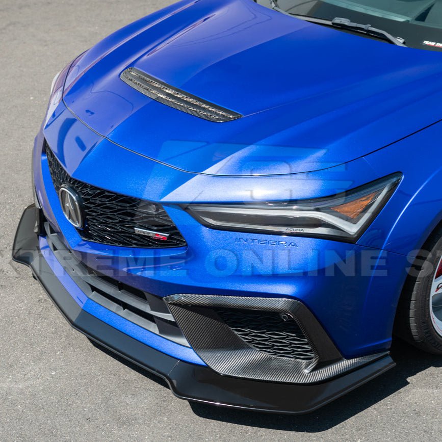Acura Integra DE5 EOS Performance Style Matte Gloss Carbon Fiber Front Lip Splitter 2024-Up
