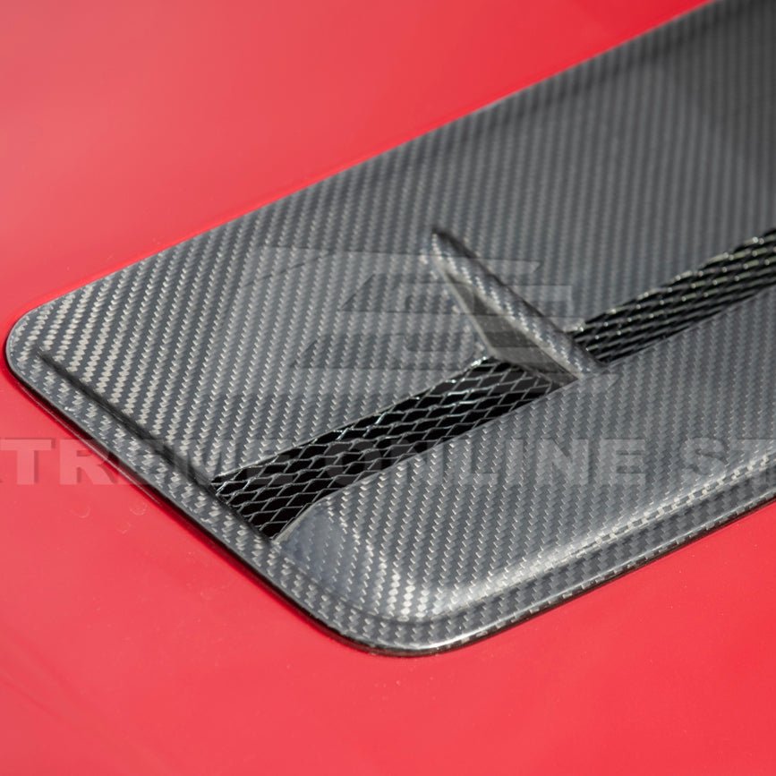 Ford Mustang S650 EOS Performance Dry Carbon Fiber Front Hood Vent Insert Cover 2024-Present