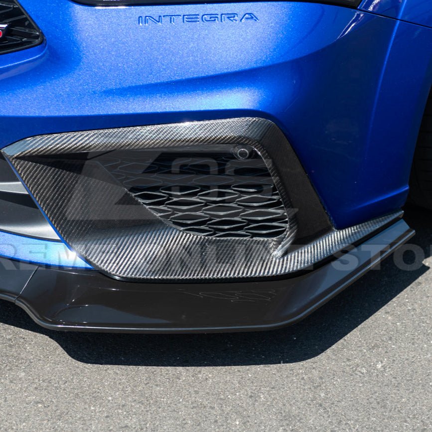 Acura Integra DE5 EOS Performance Style Matte Gloss Carbon Fiber Front Lip Splitter 2024-Up