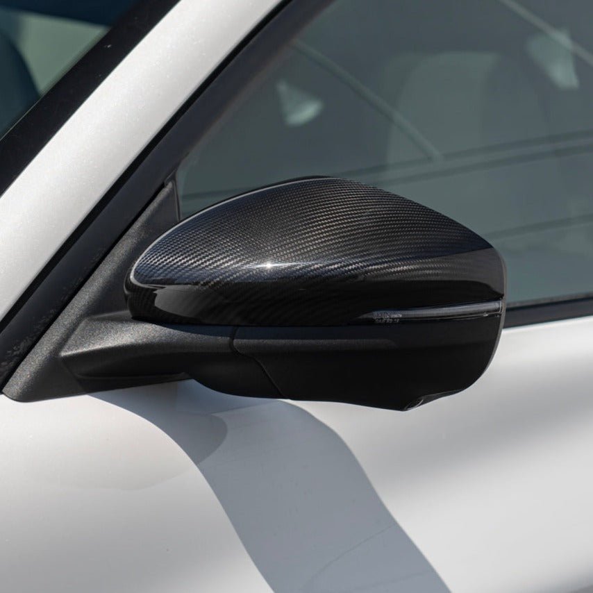 Ford Mustang Mach-E Factory Style Dry Carbon Fiber Mirror Cap Covers 2021-Up