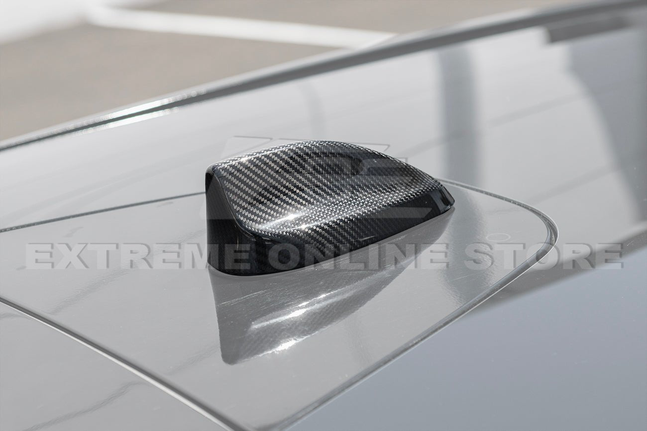 Ford Mustang Mach-E Factory Style Dry Carbon Fiber Shark Fin Roof Antenna Cover 2021-2023