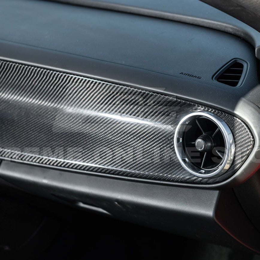 Chevrolet Camaro Dry Carbon Fiber Dashboard Instrument Panel Cover Replacement 2016-2024