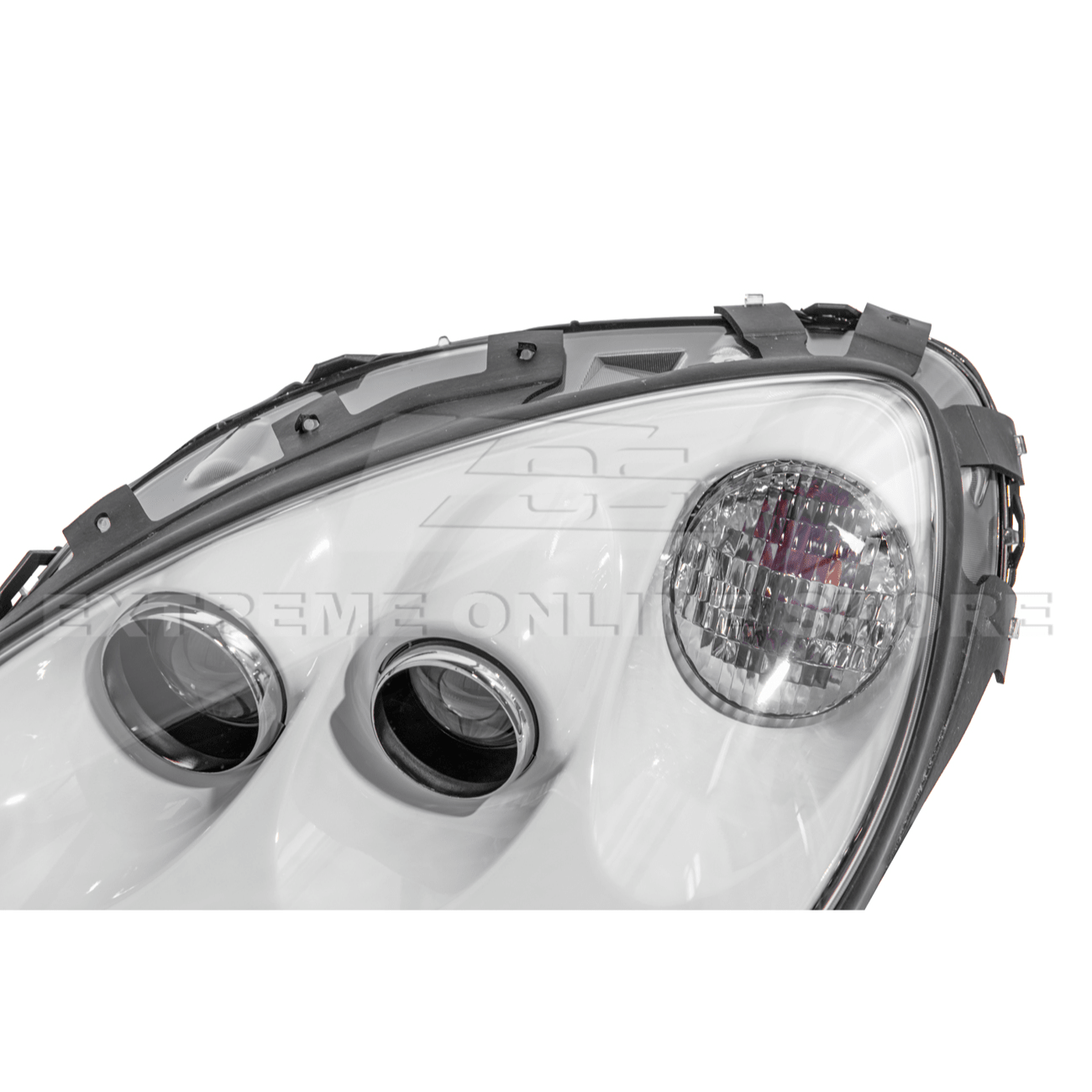 Chevrolet Corvette C6 OEM Style Clear Lens Painted Housing HID Headlights 2005-2013