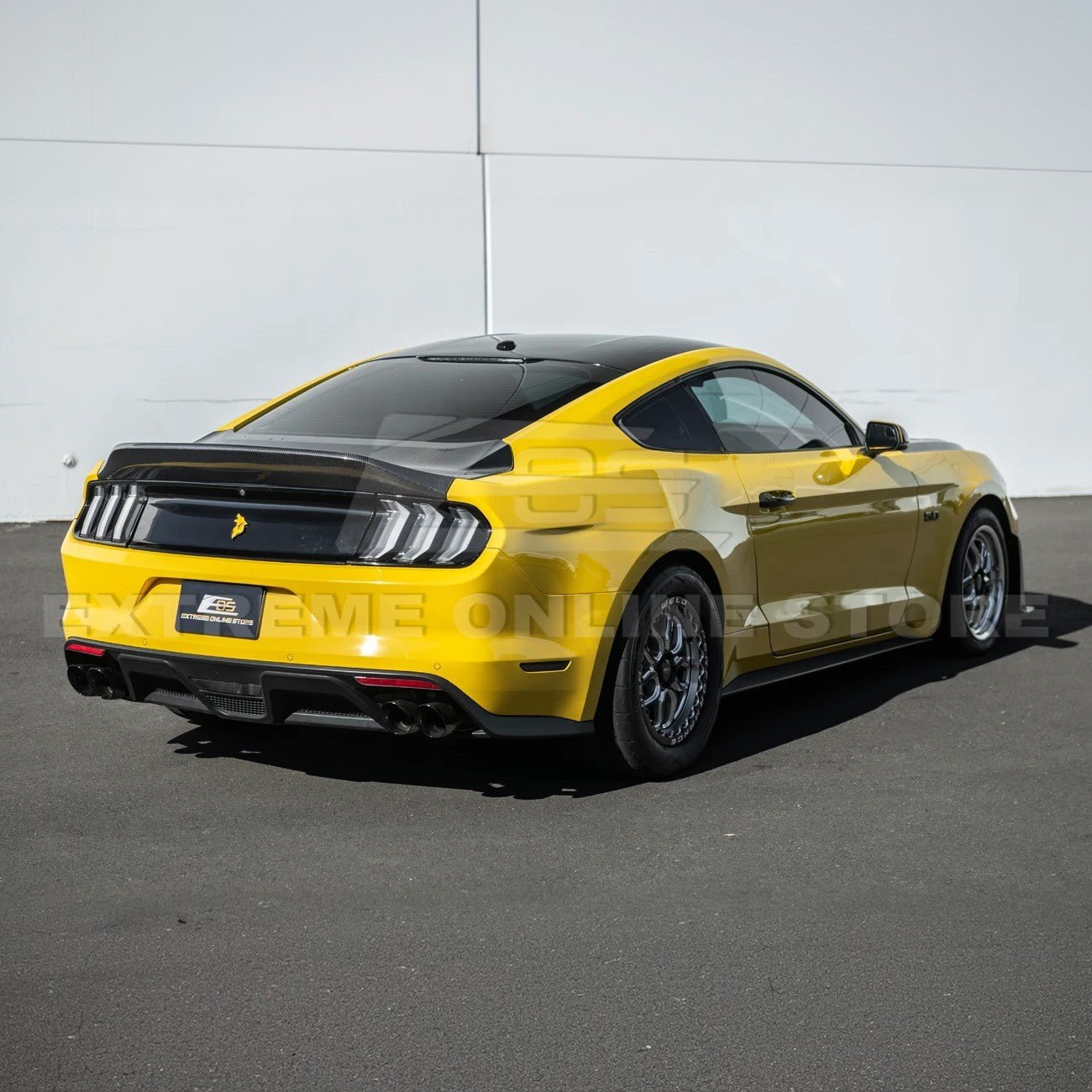 Ford Mustang S550 Super Snake Style Carbon Fiber Replacement Rear Trunk Lid 2015-2023