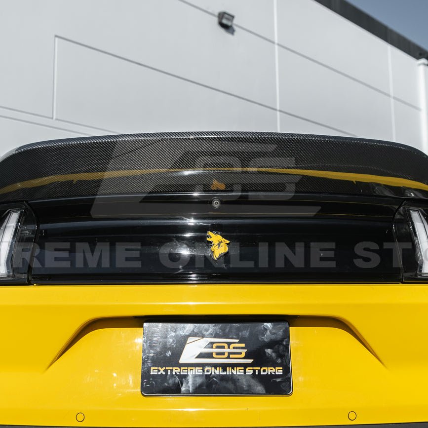 Ford Mustang S550 Super Snake Style Carbon Fiber Replacement Rear Trunk Lid 2015-2023