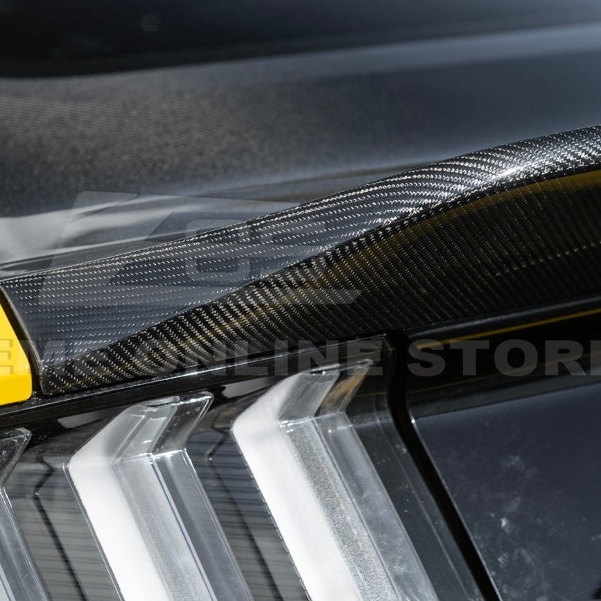 Ford Mustang S550 Super Snake Style Carbon Fiber Replacement Rear Trunk Lid 2015-2023