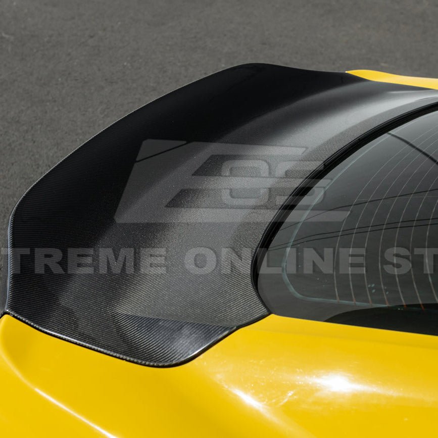 Ford Mustang S550 Super Snake Style Carbon Fiber Replacement Rear Trunk Lid 2015-2023