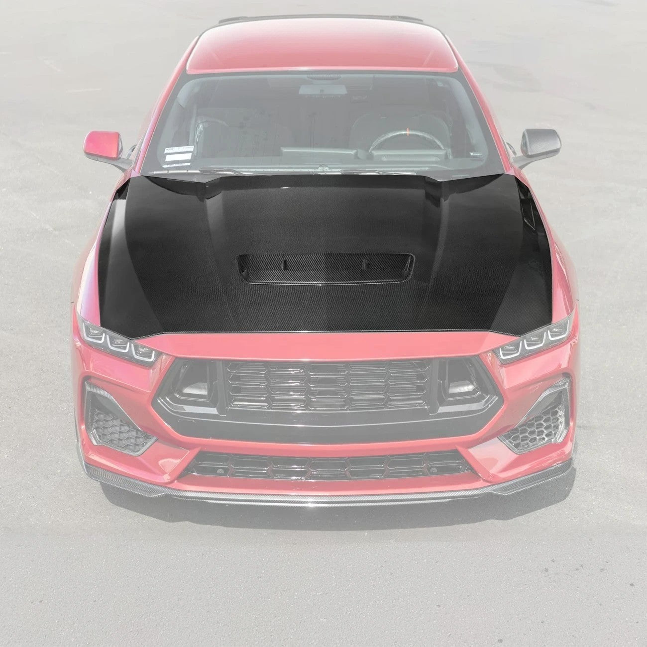 Ford Mustang S650 Factory Style EOS Performance Carbon Fiber Front Hood Vent Cover 2024-Present