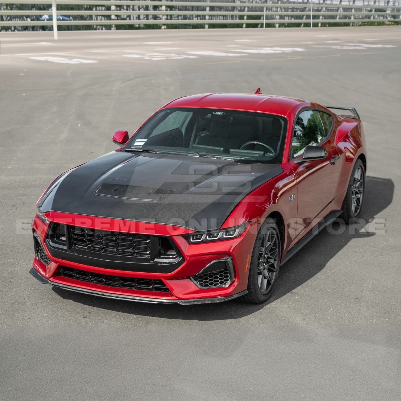 Ford Mustang S650 Factory Style EOS Performance Carbon Fiber Front Hood Vent Cover 2024-Present