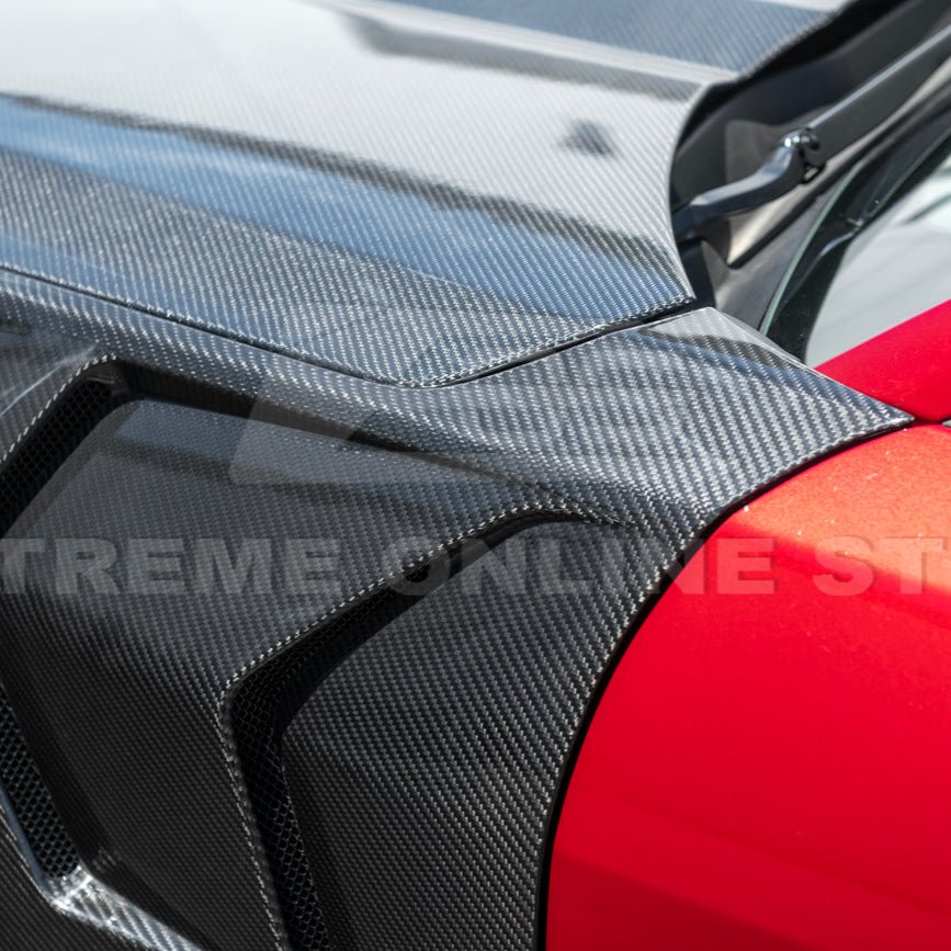 Ford Mustang S650 GTD Style Carbon Fiber Front Side Vented Fenders 2024-Present