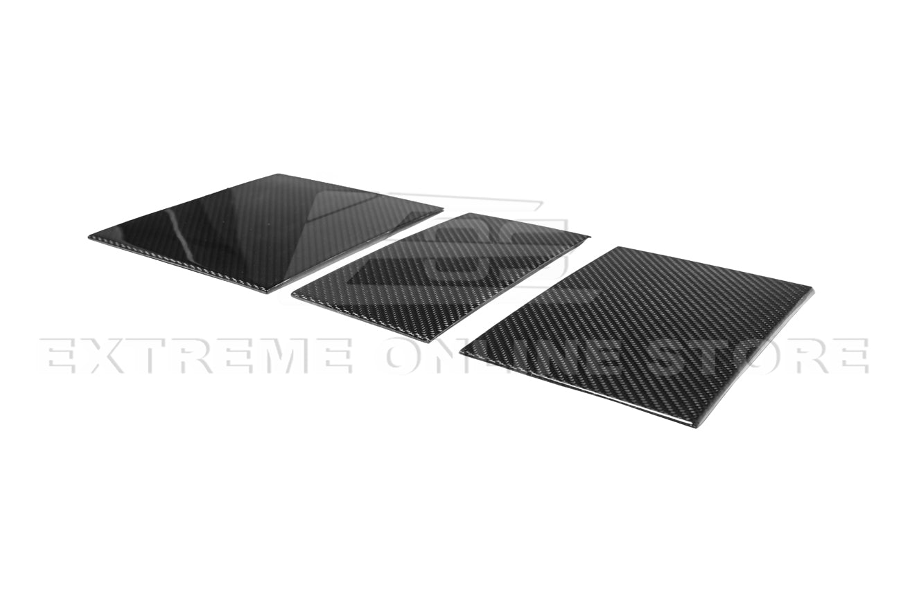 Tesla Model 3 Highland / Model Y Carbon Fiber Interior Central Storage Box Cover 2024-Up