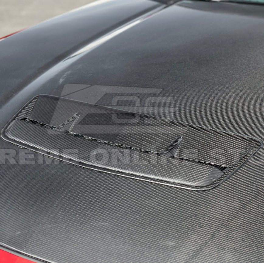 Ford Mustang S650 Factory Style EOS Performance Carbon Fiber Front Hood Vent Cover 2024-Present