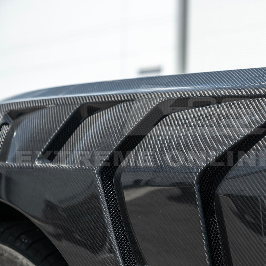 Ford Mustang S650 GTD Style Carbon Fiber Front Side Vented Fenders 2024-Present