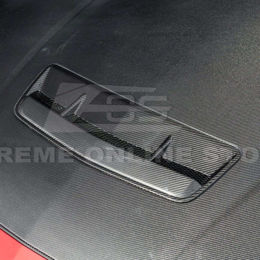 Ford Mustang S650 Factory Style EOS Performance Carbon Fiber Front Hood Vent Cover 2024-Present