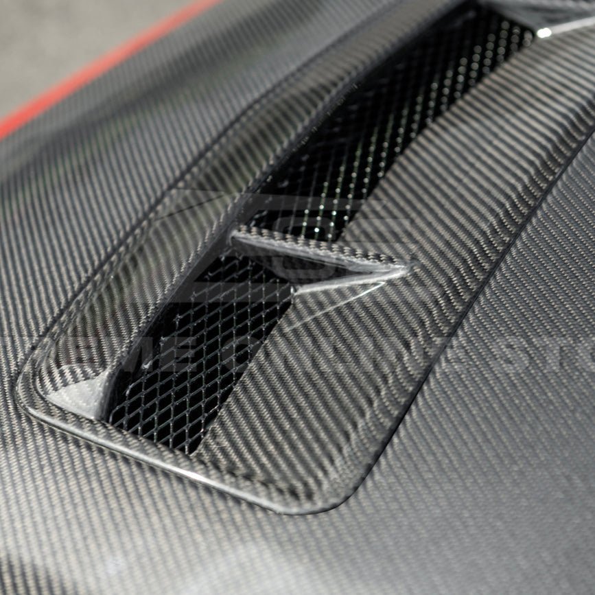 Ford Mustang S650 Factory Style EOS Performance Carbon Fiber Front Hood Vent Cover 2024-Present