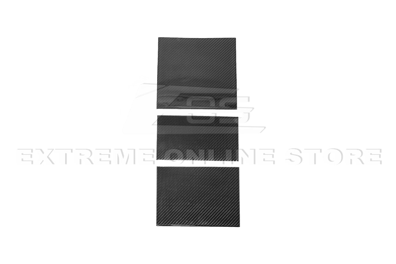Tesla Model 3 Highland / Model Y Carbon Fiber Interior Central Storage Box Cover 2024-Up