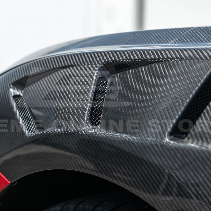 Ford Mustang S650 GTD Style Carbon Fiber Front Side Vented Fenders 2024-Present