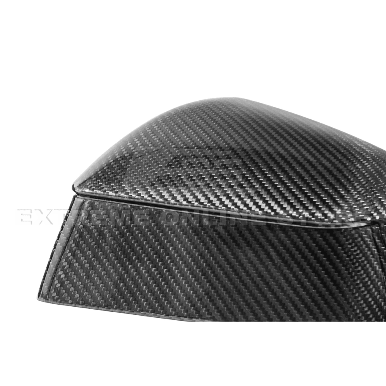 Tesla Model Y Dry Carbon Fiber Tape On Side Mirror Cap Covers Pair 2025-Up