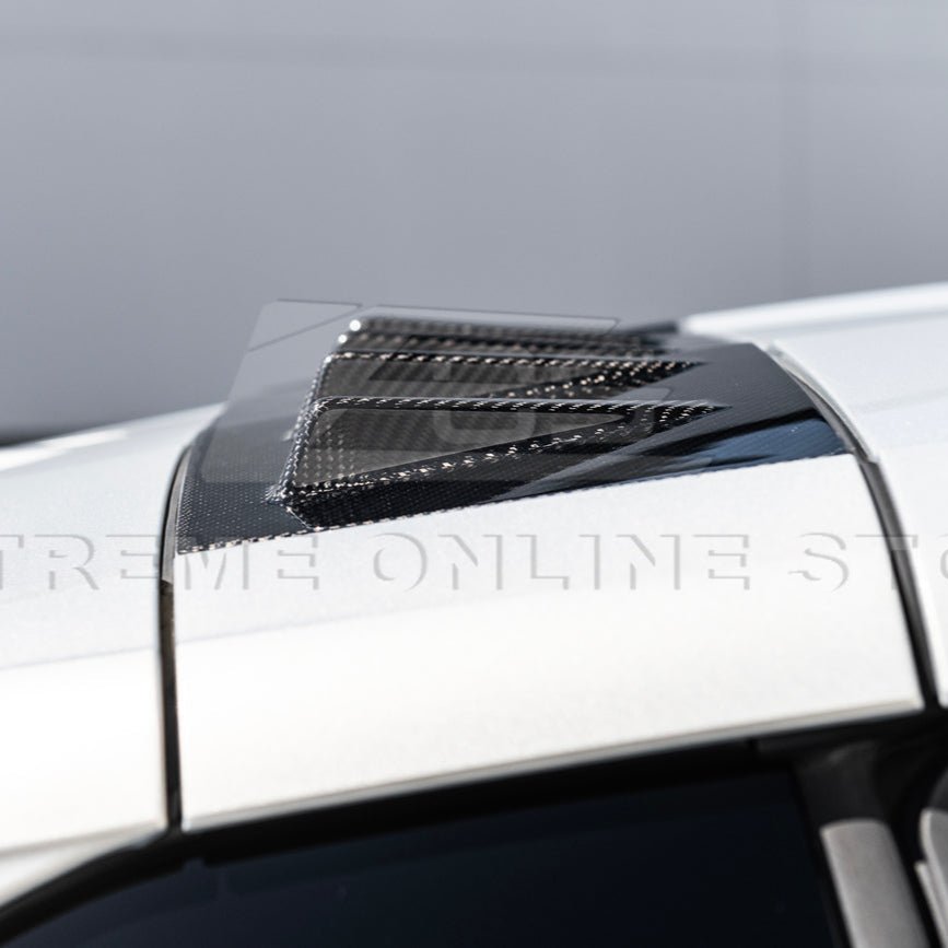 Chevrolet Corvette C8 EOS Style Carbon Fiber Rear Roof Vortex Generator Spoiler 2020-2026