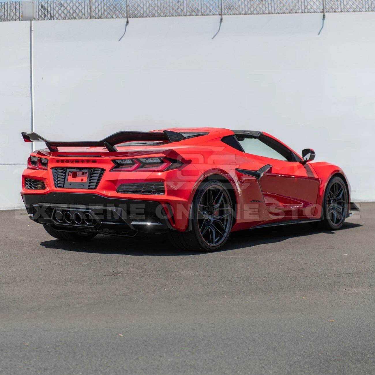 Chevrolet Corvette C8 Z06 E-Ray Carbon Flash Metallic License Plate Backing 2020-Up