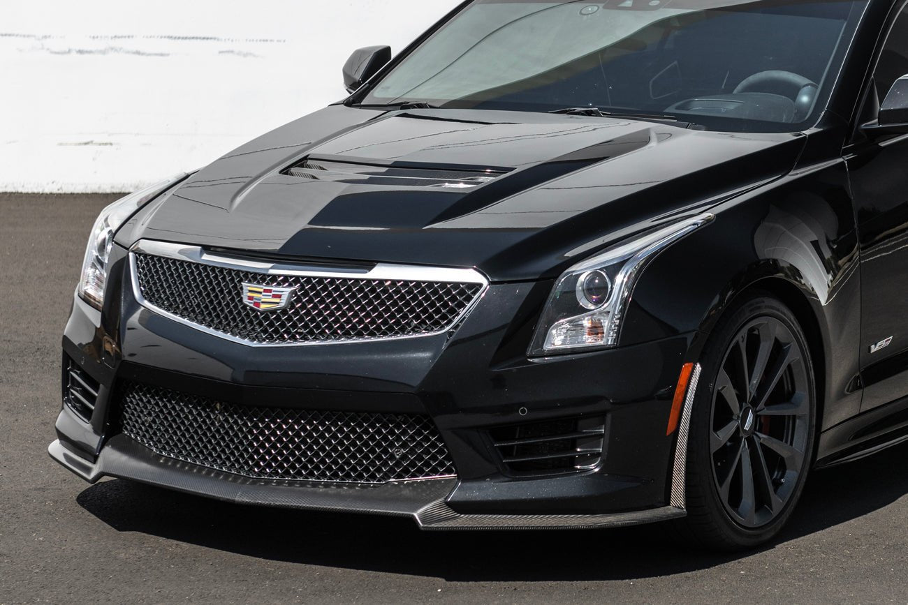 Cadillac ATS-V Carbon Fiber Extended Front Splitter Side Wheel Arch 2016-2019