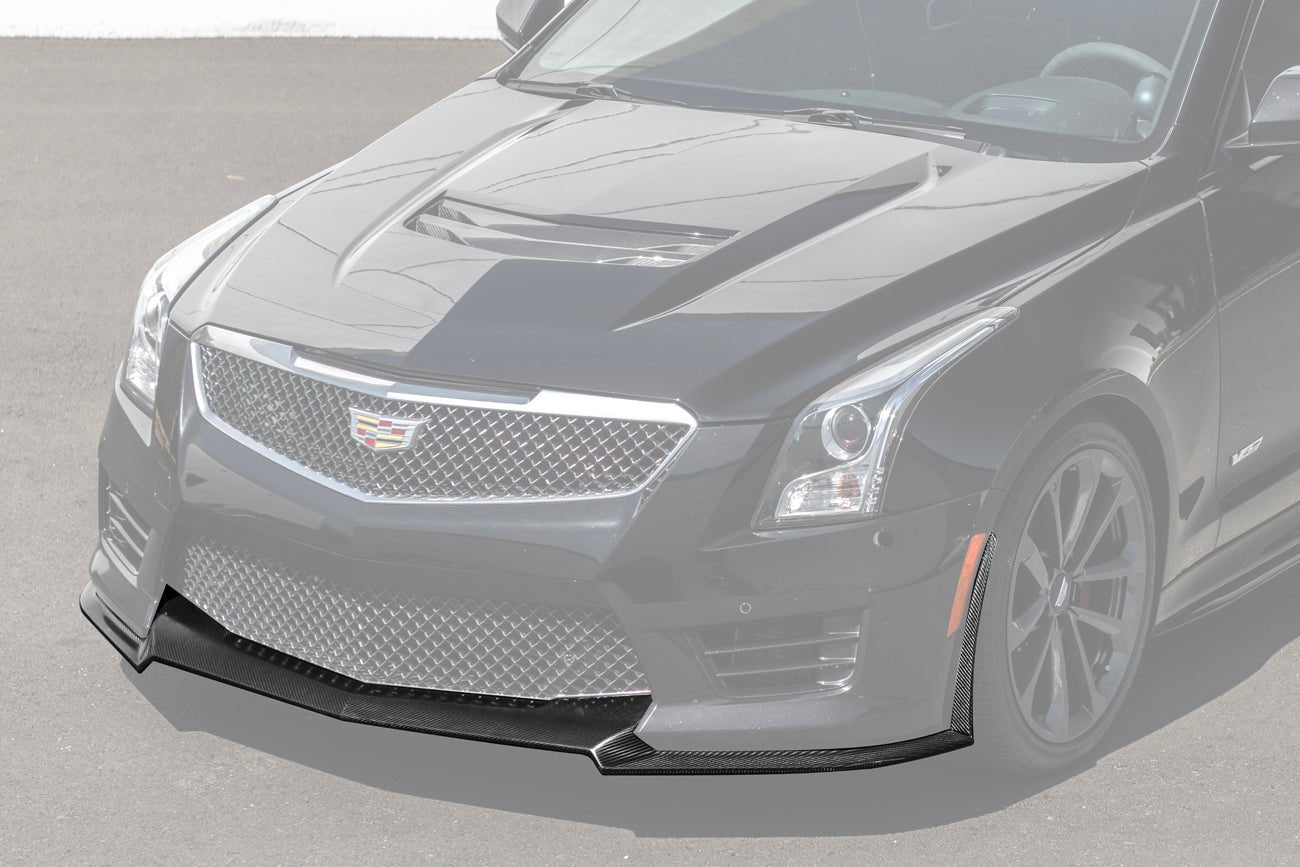 Cadillac ATS-V Carbon Fiber Extended Front Splitter Side Wheel Arch 2016-2019