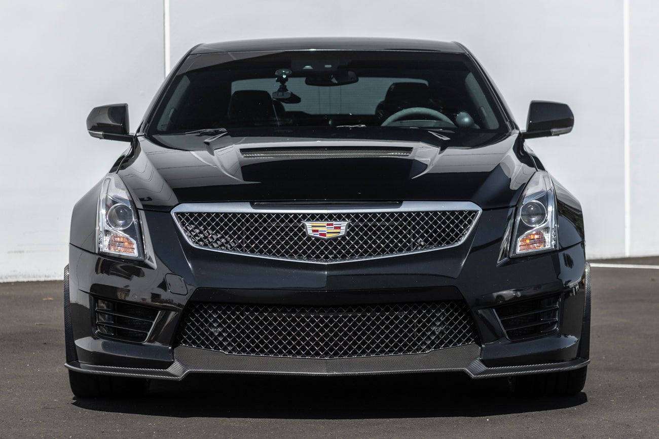 Cadillac ATS-V Carbon Fiber Extended Front Splitter Side Wheel Arch 2016-2019
