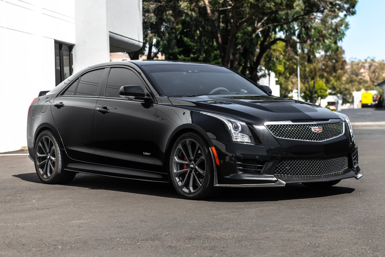 Cadillac ATS-V Carbon Fiber Extended Front Splitter Side Wheel Arch 2016-2019