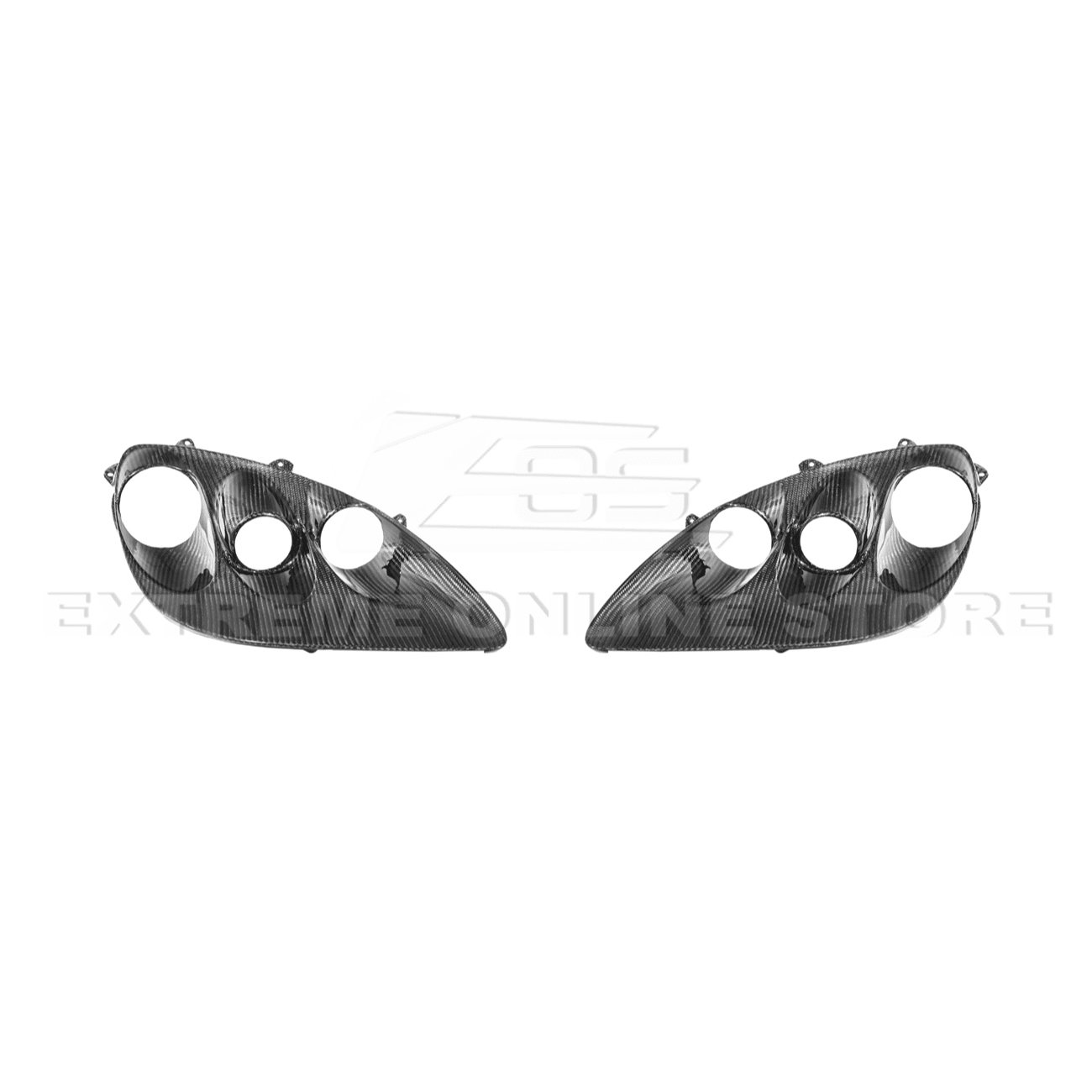 Chevrolet Corvette C6 Dry Carbon Fiber Headlight Housing Replacement 2005-2013