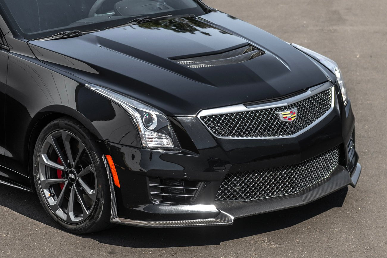 Cadillac ATS-V Carbon Fiber Extended Front Splitter Side Wheel Arch 2016-2019