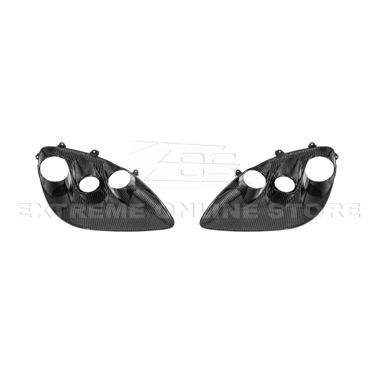 Chevrolet Corvette C6 Dry Carbon Fiber Headlight Housing Replacement 2005-2013
