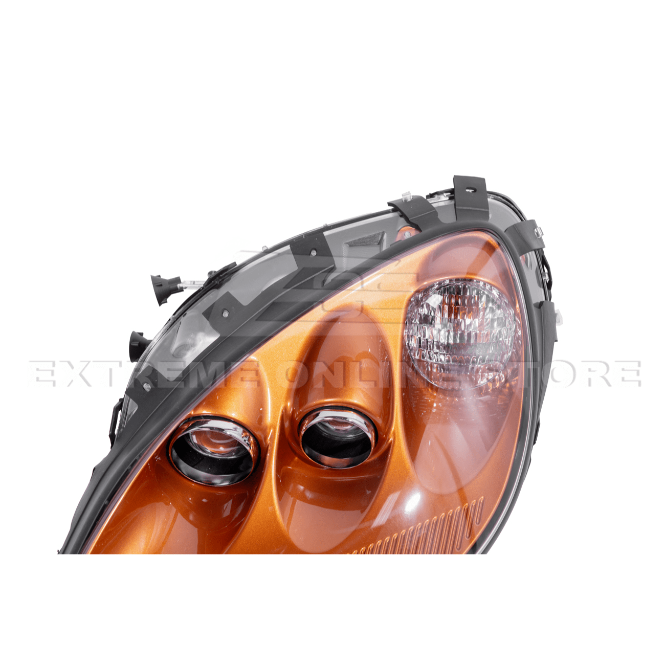 Chevrolet Corvette C6 OEM Style Clear Lens Painted Housing HID Headlights 2005-2013