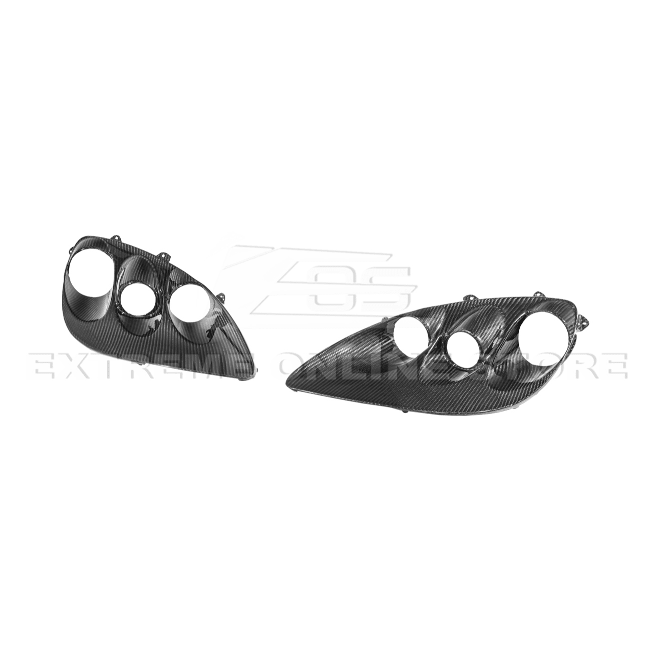 Chevrolet Corvette C6 Dry Carbon Fiber Headlight Housing Replacement 2005-2013