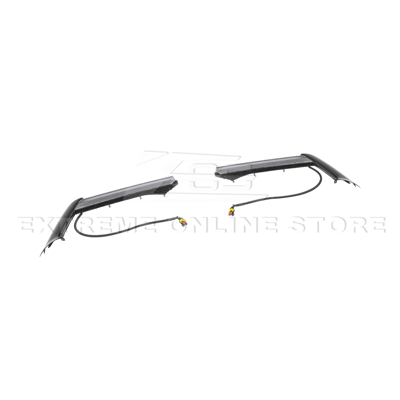 Chevrolet Corvette C8 Sequential LED DRL Light Bar Bezel Insert Carbon Flash Metallic 2020-Up