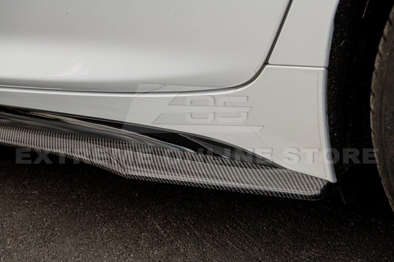 Cadillac CT5 CT5-V Blackwing Style Carbon Fiber Full Aero Kit Front Lip Side Skirts Spoiler 2020-2024