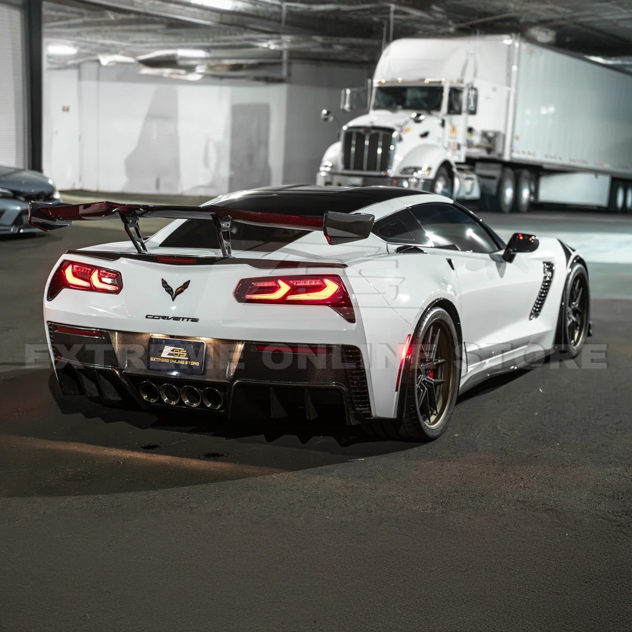 Chevrolet Corvette C7 GM Factory Style Smoke Clear Lens Rear Taillight 2014-2019