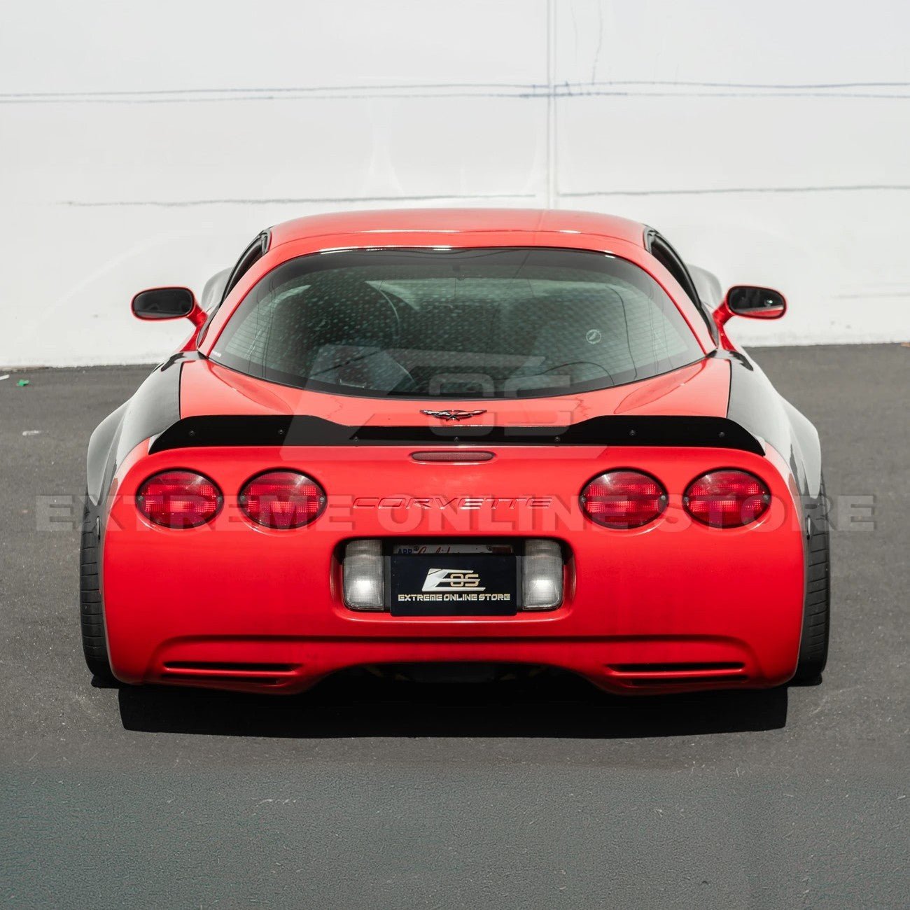 Corvette C5 ZR1 Extended Rear Wickerbill Spoiler Gloss Black 1997–2004