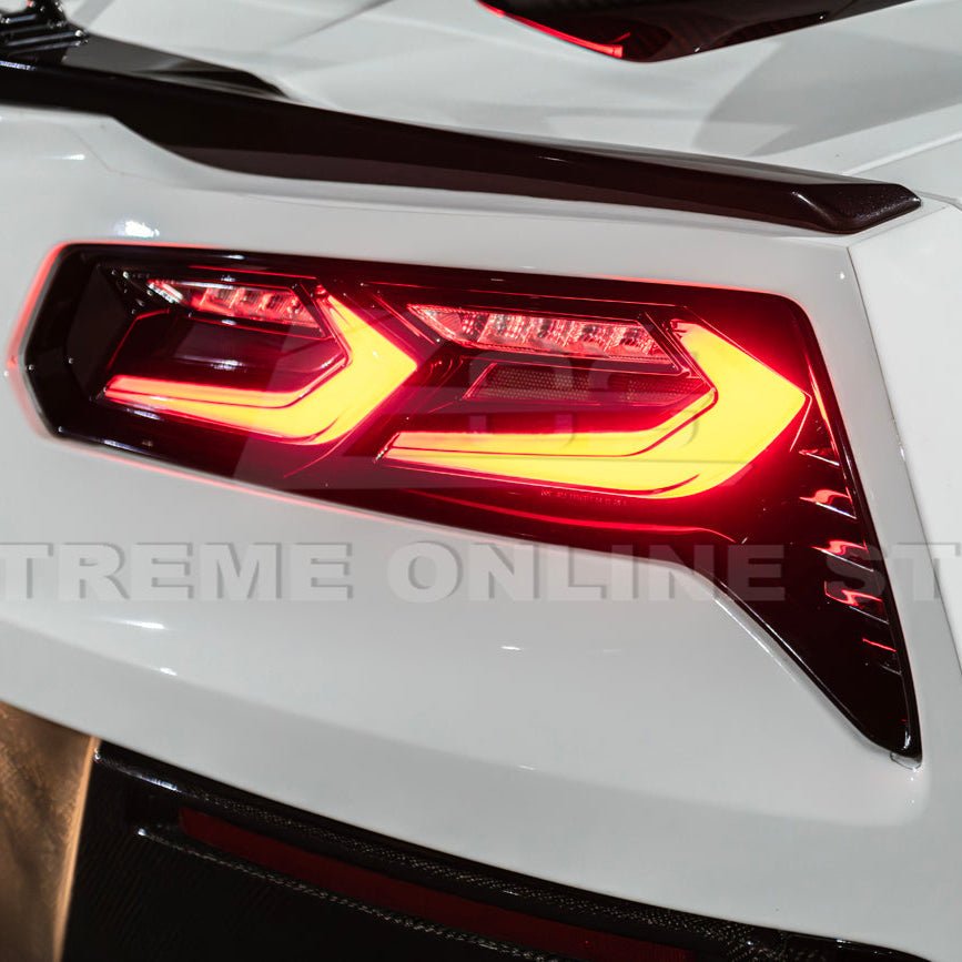 Chevrolet Corvette C7 GM Factory Style Smoke Clear Lens Rear Taillight 2014-2019