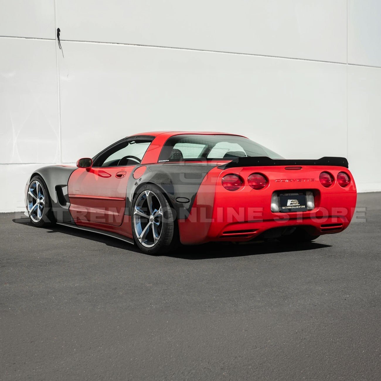 Corvette C5 ZR1 Extended Rear Wickerbill Spoiler Gloss Black 1997–2004