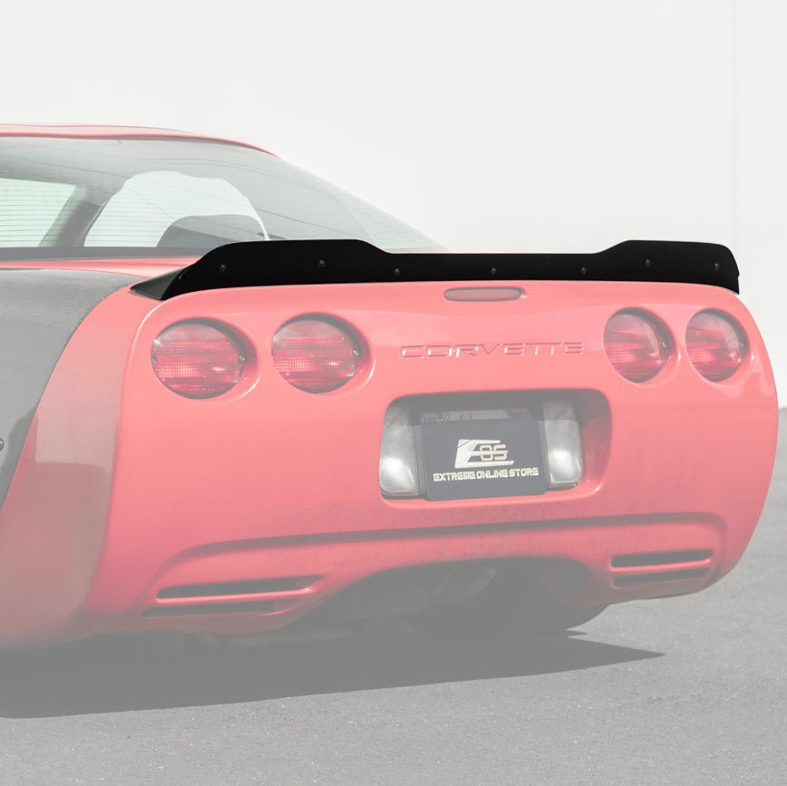 Corvette C5 ZR1 Extended Rear Wickerbill Spoiler Gloss Black 1997–2004