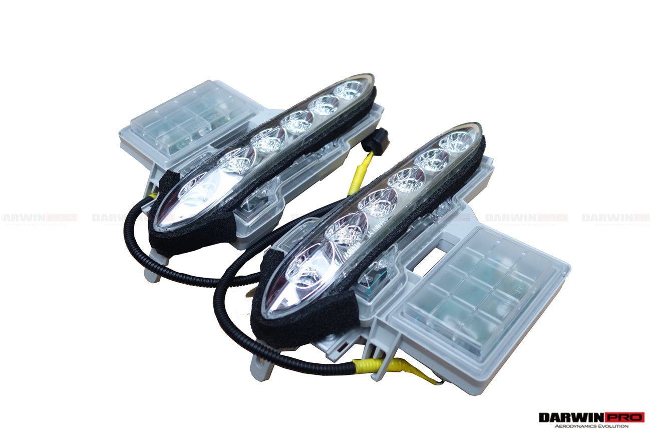 2012 - 2016 Nissan GTR R35 DBA Front Bumper LED Day Running Lights