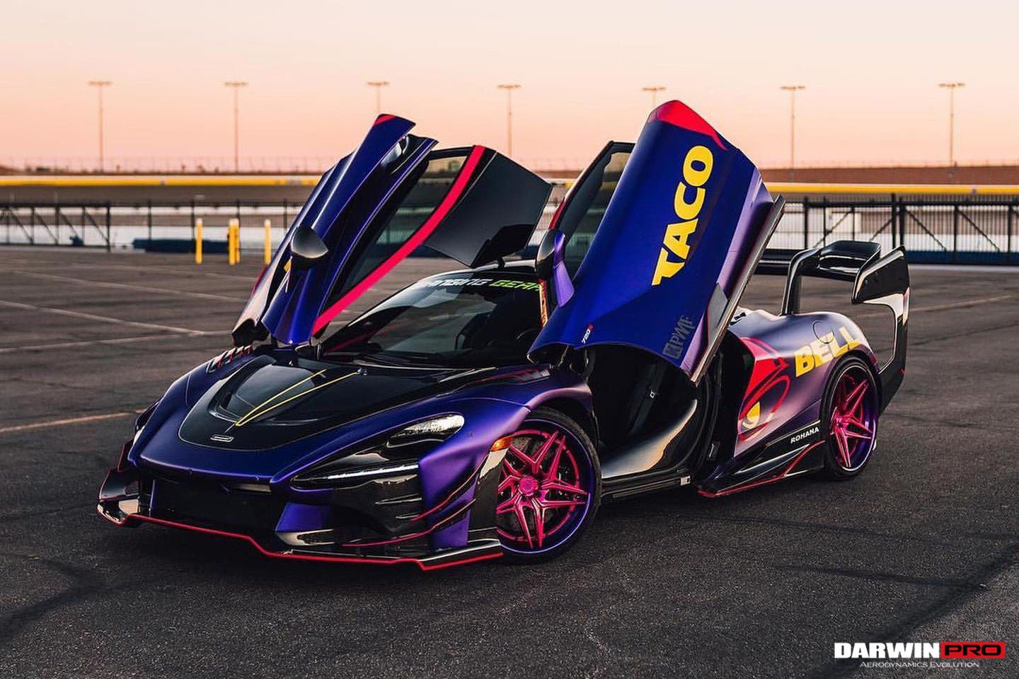 2017 - 2021 McLaren 720S Se²NWB Style Carbon Fiber Side Skirts