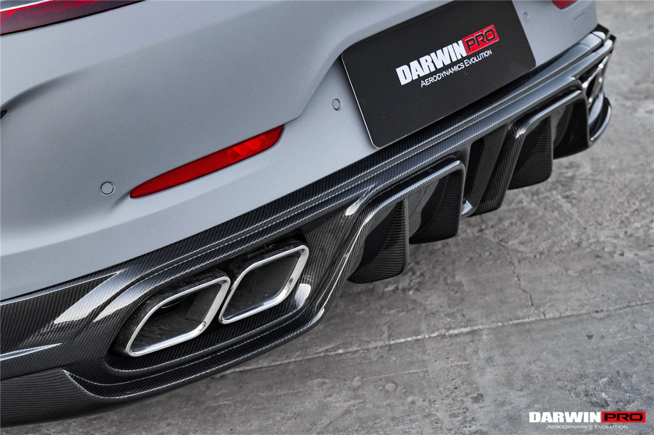 2019 - 2024 Mercedes Benz AMG GT50 GT53 GT43 4Door Coupe X290 IMP Performance Rear Diffuser With Exhaust tips