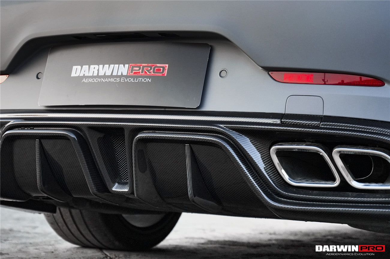 2019 - 2024 Mercedes Benz AMG GT50 GT53 GT43 4Door Coupe X290 IMP Performance Rear Diffuser With Exhaust tips