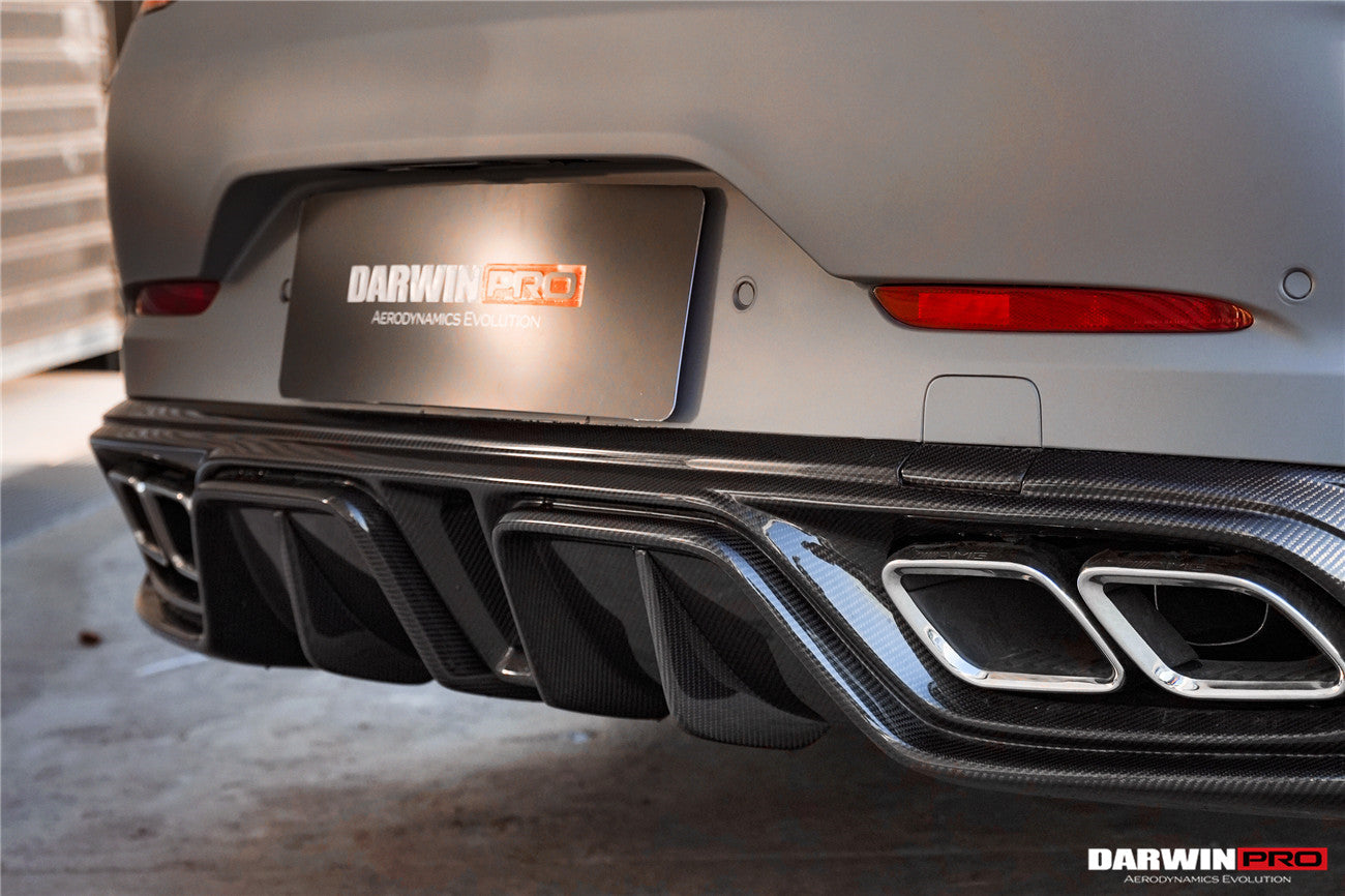 2019 - 2024 Mercedes Benz AMG GT50 GT53 GT43 4Door Coupe X290 IMP Performance Rear Diffuser With Exhaust tips