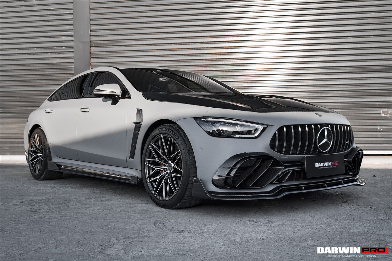 2019 - 2024 Mercedes Benz AMG GT50 GT53 GT43 4Door Coupe X290 IMP Performance Carbon Fiber Front Bumper Vent Trims