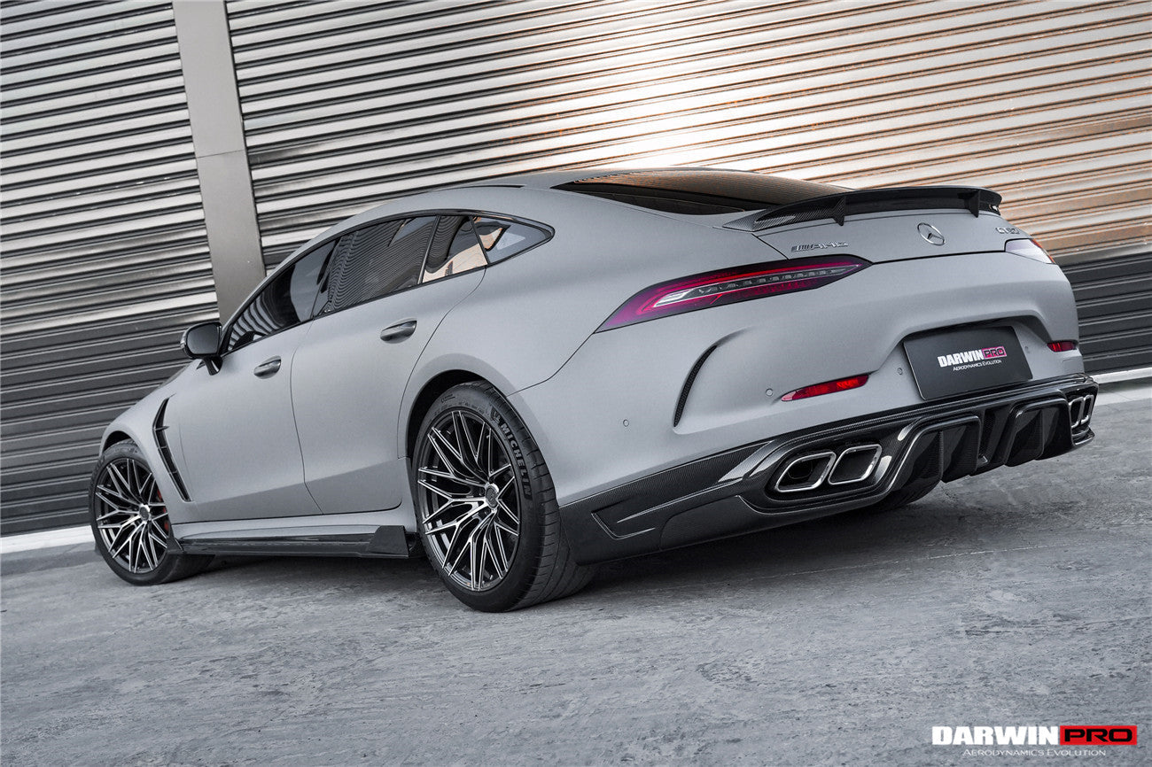 2019 - 2024 Mercedes Benz AMG GT50 GT53 GT43 4Door Coupe X290 IMP Performance Rear Diffuser With Exhaust tips
