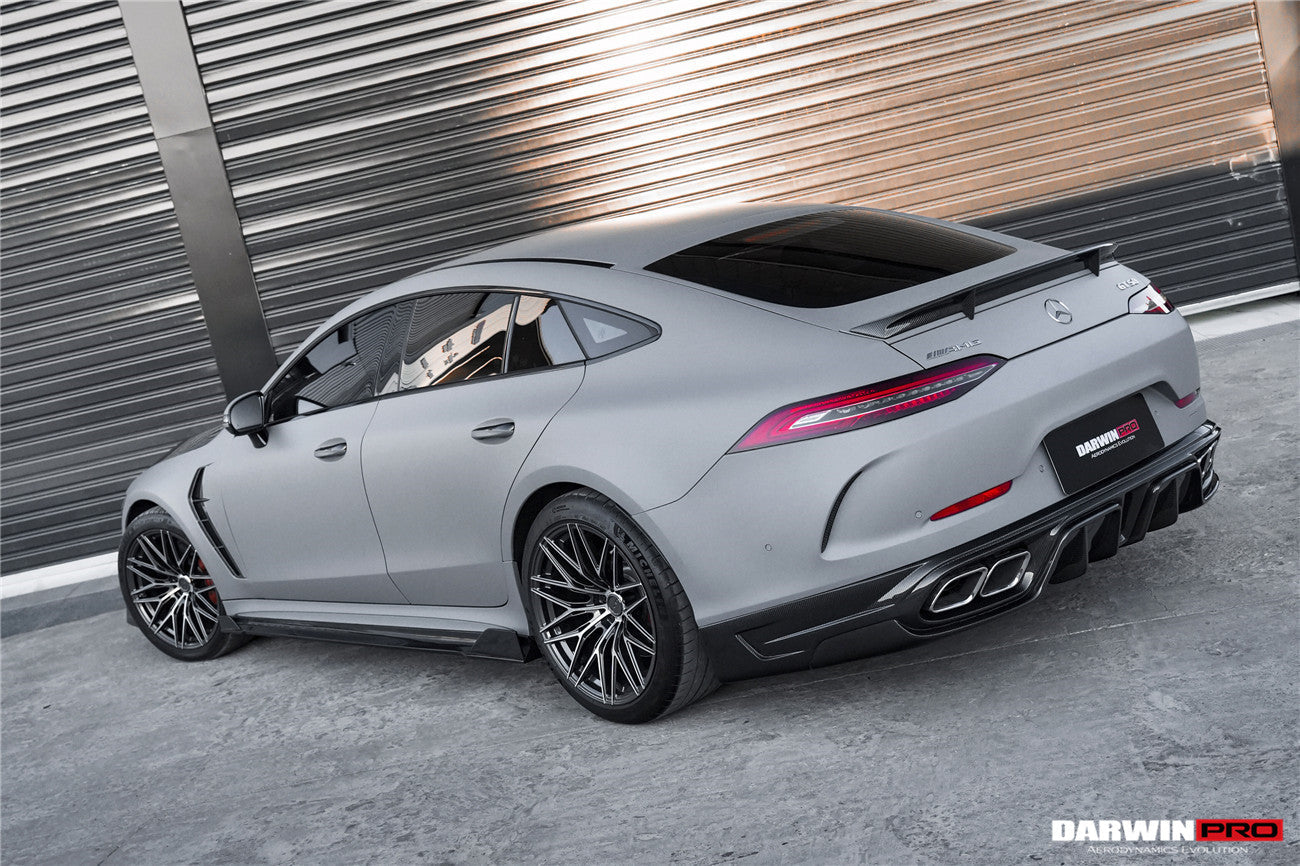 2019 - 2024 Mercedes Benz AMG GT50 GT53 GT43 4Door Coupe X290 IMP Performance Rear Diffuser With Exhaust tips