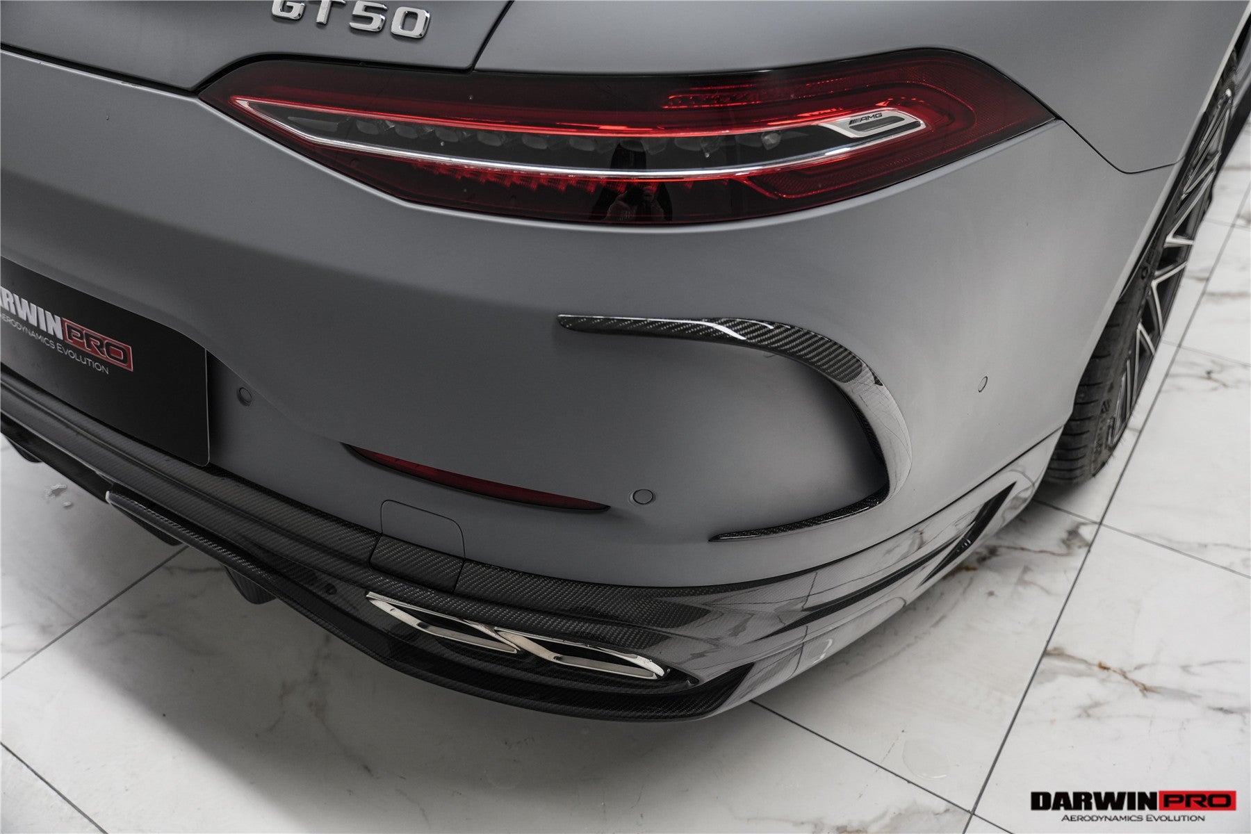 Mercedes Benz AMG GT 4Door Rear Bumper Canards (2019–2024)